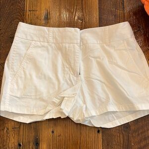 NWT Women’s J.Crew white chino Shorts Tailored Elegance size 0